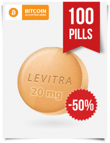 Buy Levitra Online 20 mg x 100 Tabs